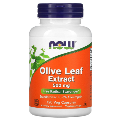 Now Olive Leaf Ext 500 mg, 120 капс. 