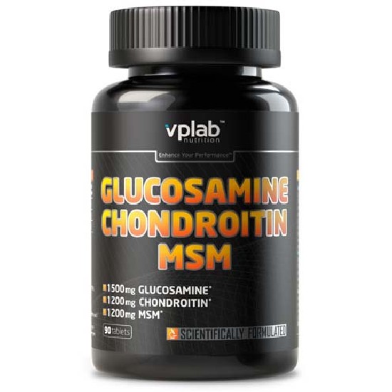 VP Laboratory Glucosamine Chondroitin MSM, 90 таб. Глюкозамин Хондроитин МСМ
