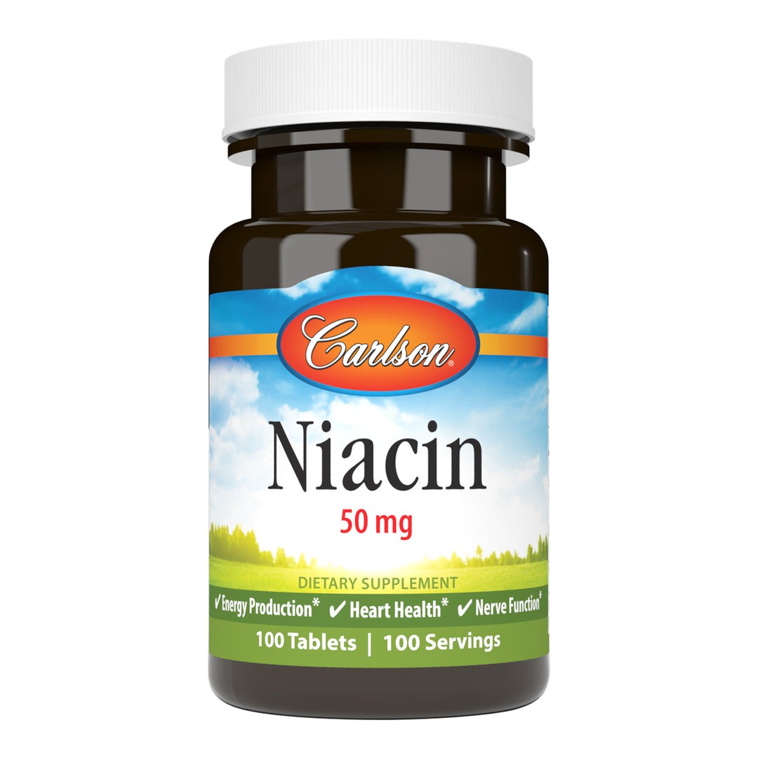 Carlson Labs Niacin 50mg, 100 таб. 