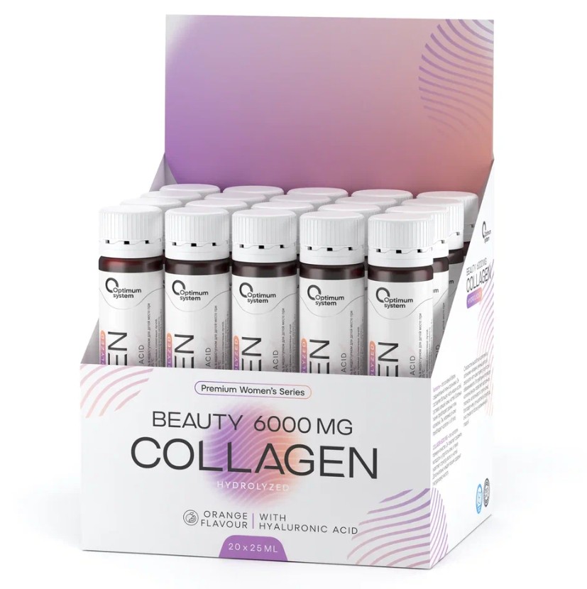 Optimum System Beauty Collagen 6000, 20 шт. по 25 мл 