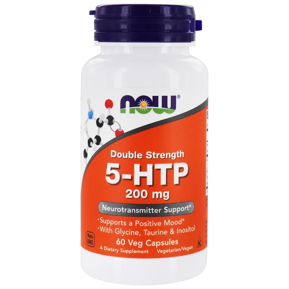 NOW 5-HTP 200 мг, 60 капс. 
