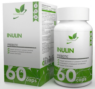 NaturalSupp NaturalSupp Inulin prebiotic, 60 капс. 