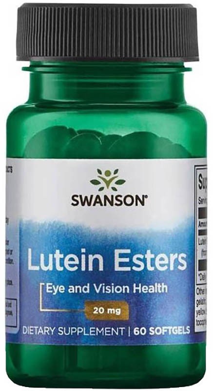 Swanson Lutein - High Potency 20 mg, 60 капс. 