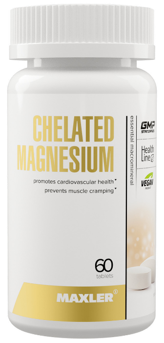 Maxler Chelated Magnesium, 60 таб. 
