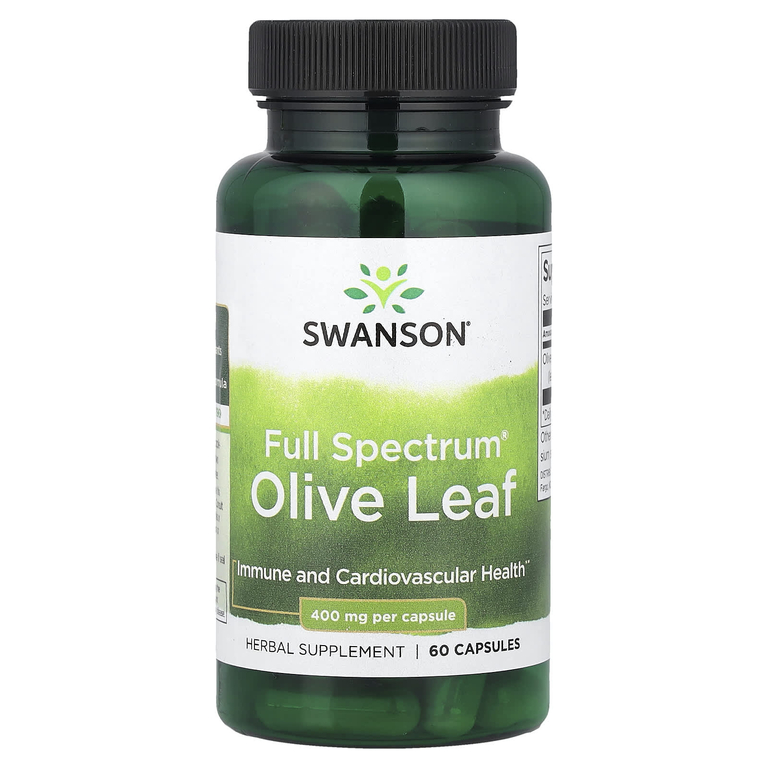 Swanson Olive Leaf Extract 400 mg, 60 капс. 