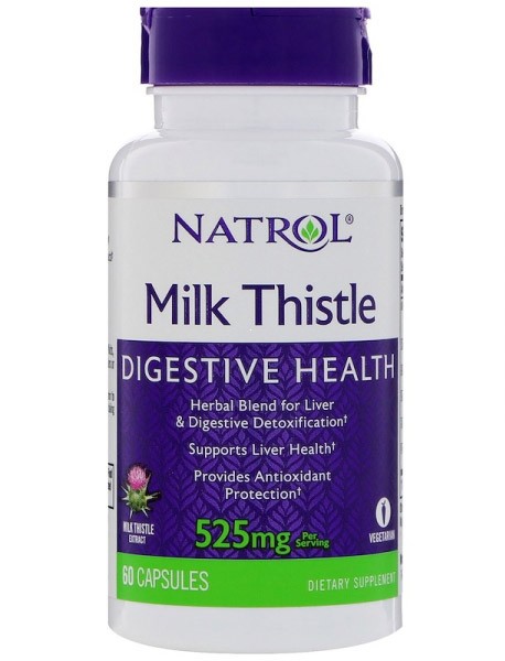 Natrol Natrol Milk Thistle Advantage 525 mg, 60 капс. 