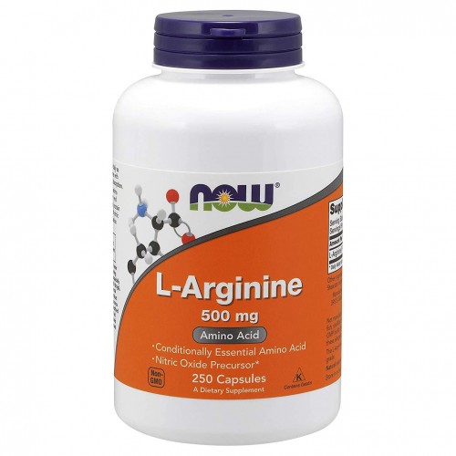 NOW NOW  L-Arginine 500 mg, 250 капс. 