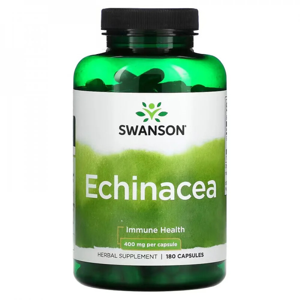 Swanson Echinacea 400 мг, 180 капс. 