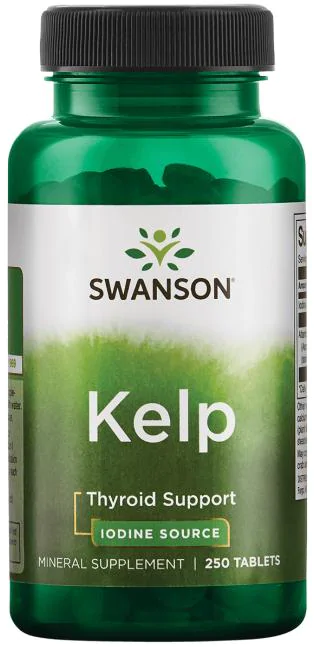 Swanson Kelp Iodine Source 225 mcg, 250 таб.