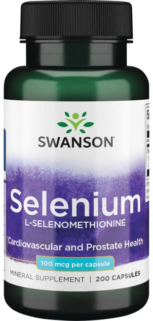 Swanson Selenium 100 mcg, 200 капс. 