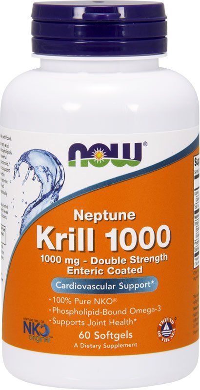 NOW Krill Oil Neptune 1000 mg, 60 капс.