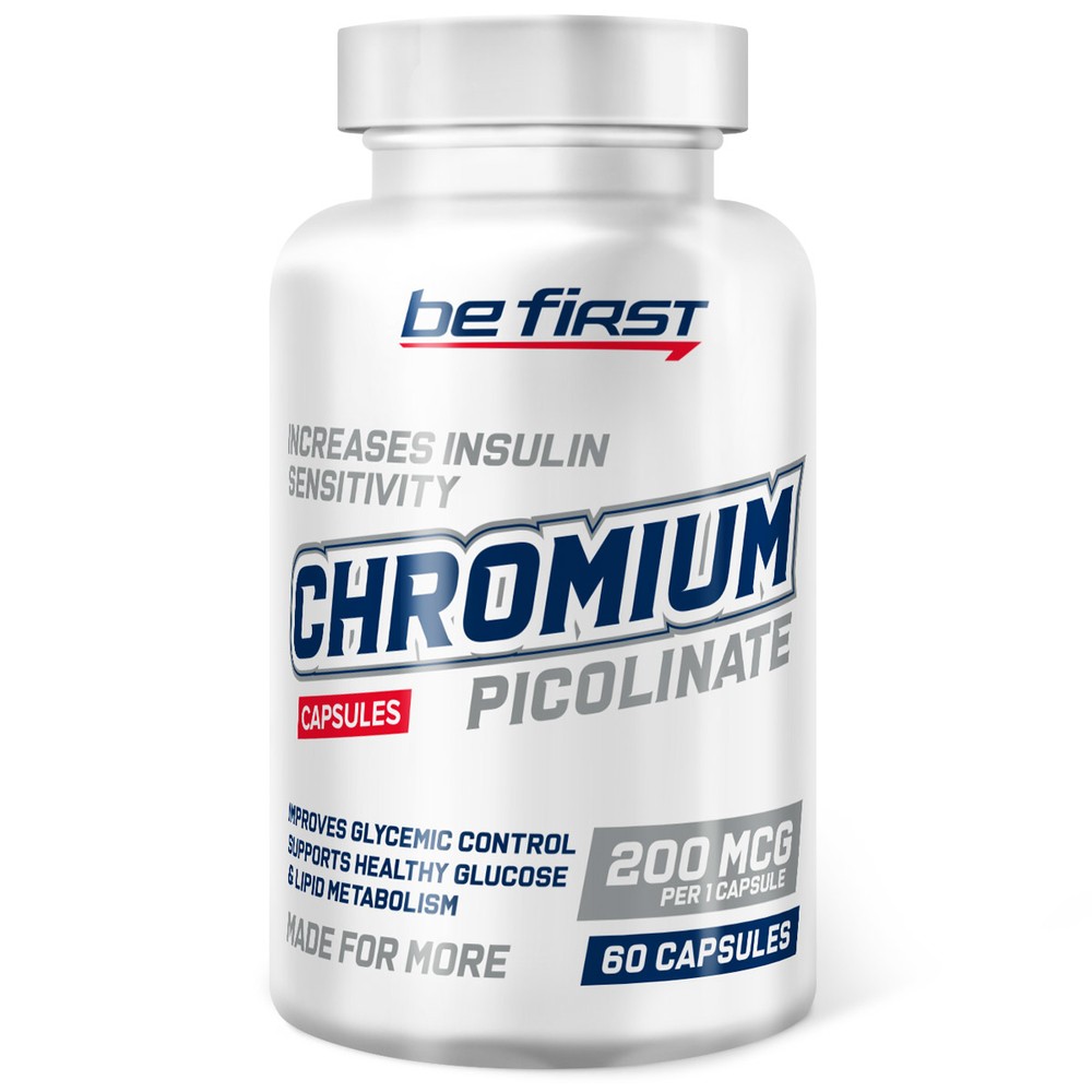 Be First Chromium Picolinate, 60 капс. 
