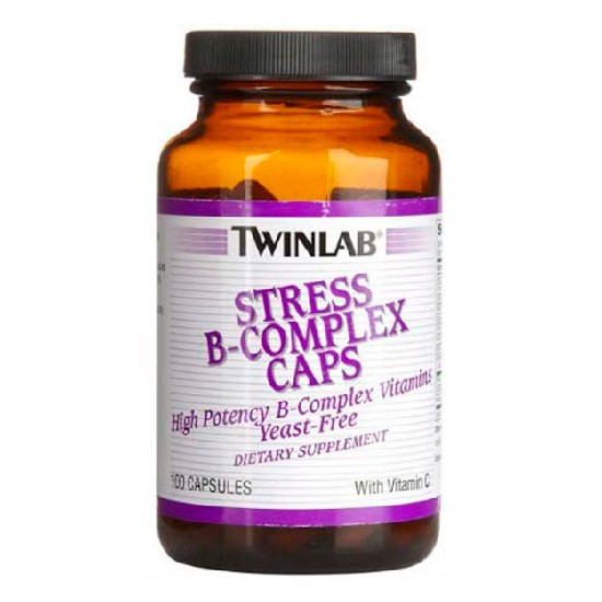Twinlab Stress B-Complex, 100 капс. Витамин B