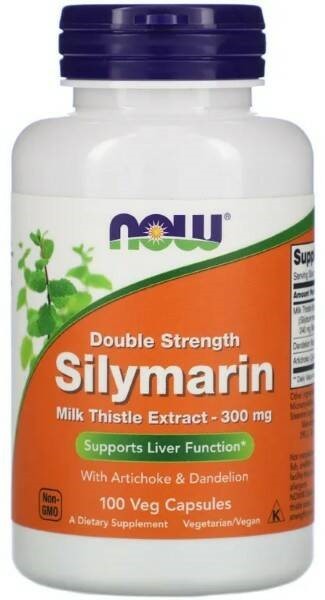 NOW Silymarin Milk Thistle 300 mg, 50 капс. 