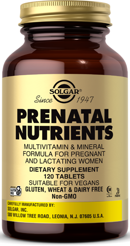 Solgar Solgar Prenatal Nutrients, 120 таб. 