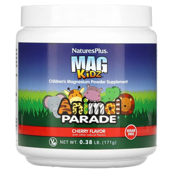 Nature's Plus Animal Parade Mag Kidz, Children's Magnesium, 0.38 lb (171 g) 