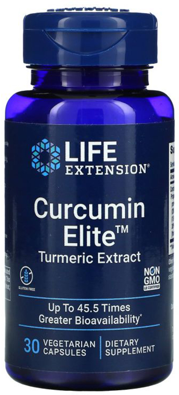 LIFE Extension Curcumin Elite Turmeric Extract, 30 капс.