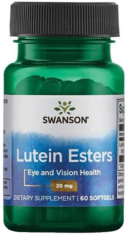 Swanson Lutein - High Potency 20 mg, 60 капс.
