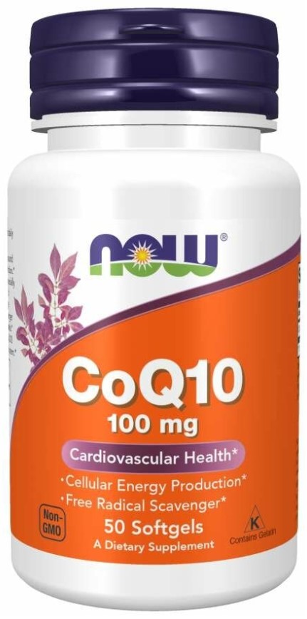 NOW NOW CoQ10 100 мг, 50 капс. 