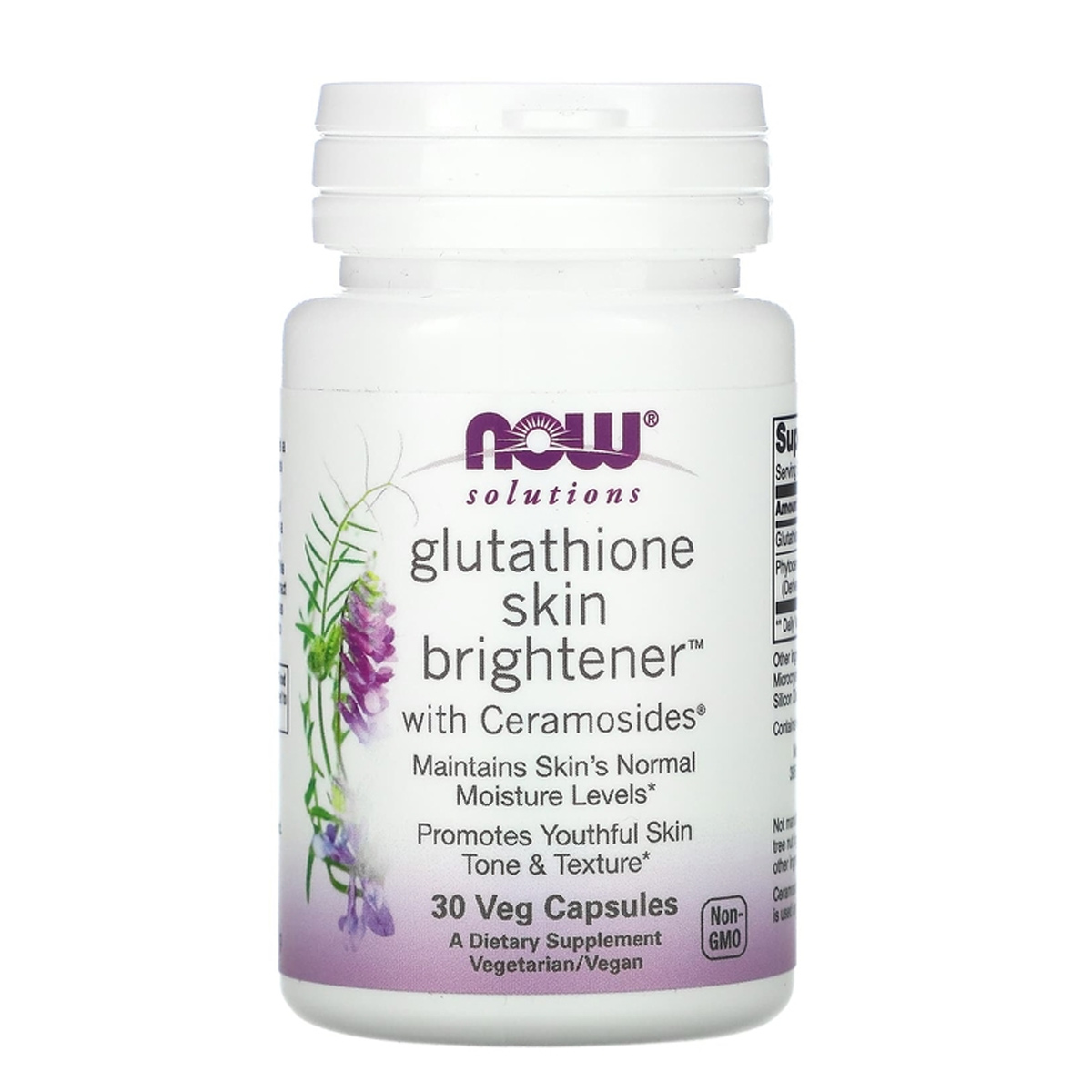 NOW Glutathione Skin Brightene, 30 капс