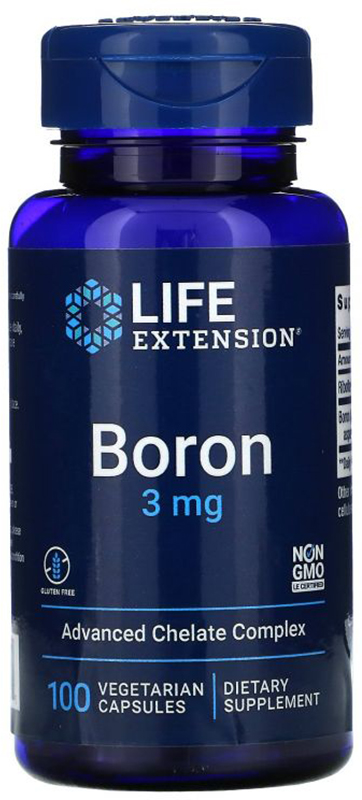 LIFE Extension LIFE Extension Boron 3 мг, 100 капс. 