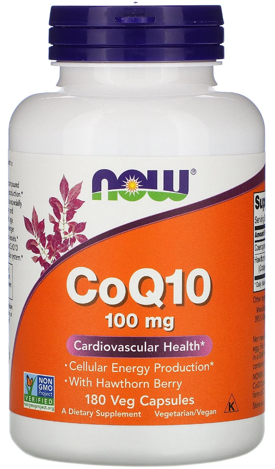 NOW CoQ10 100 мг, 180 капс.