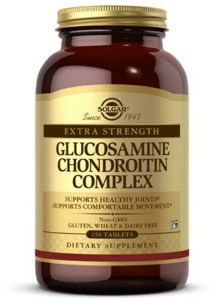 Solgar Solgar Extra Strength Glucosamine Chondroitin Complex, 150 таб. 
