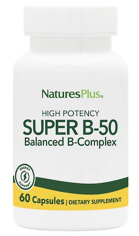 Nature's Plus Super B-50 Complex, 60 капс. 
