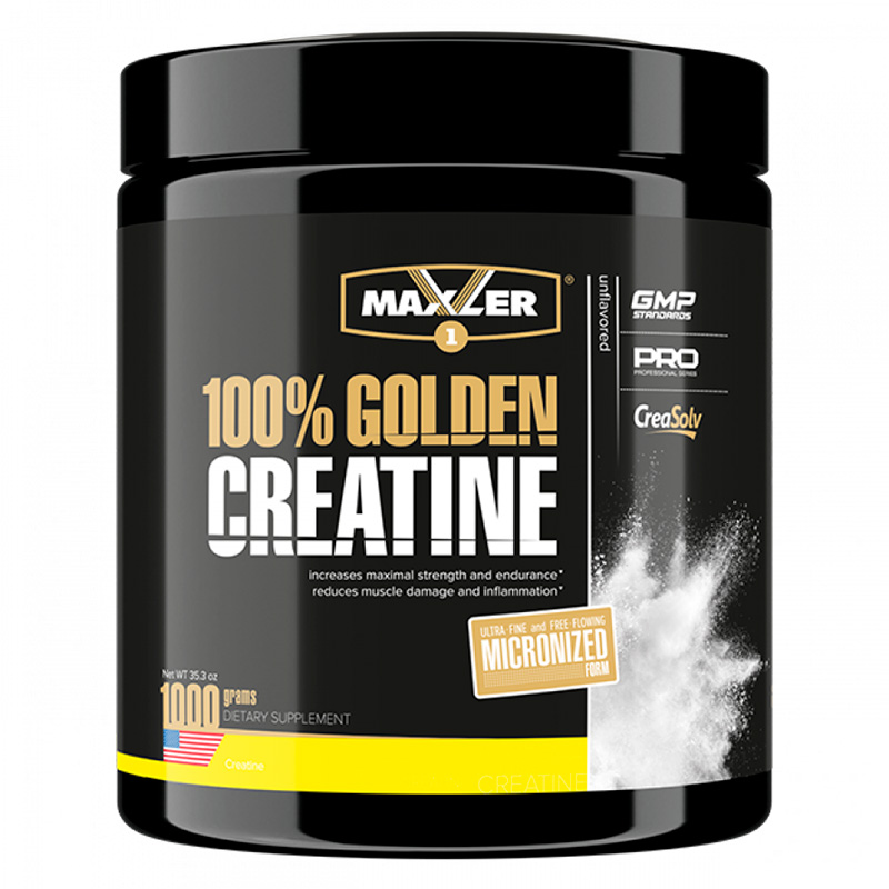 Maxler 100% Golden Creatine, 1000 г Креатин моногидрат