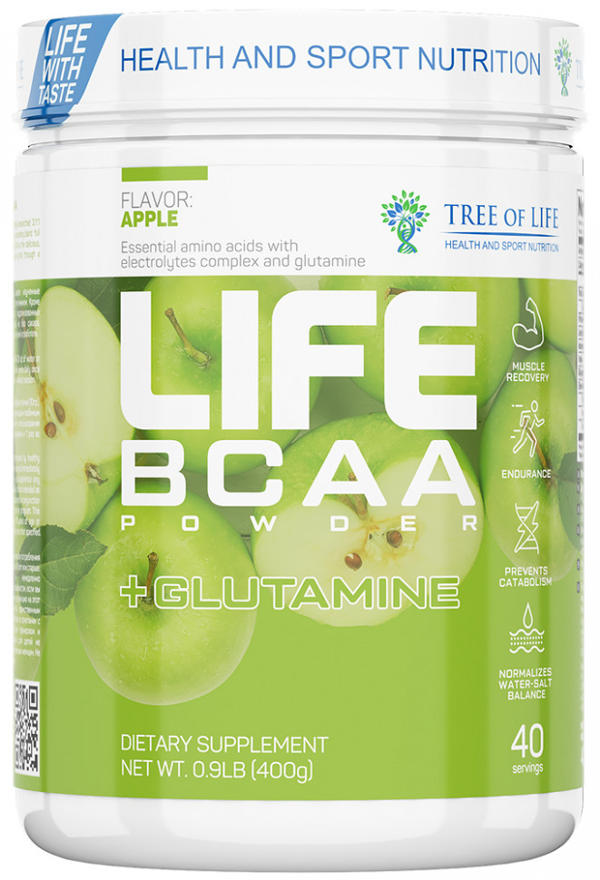 Tree of Life Life BCAA+Glutamine, 400 г 