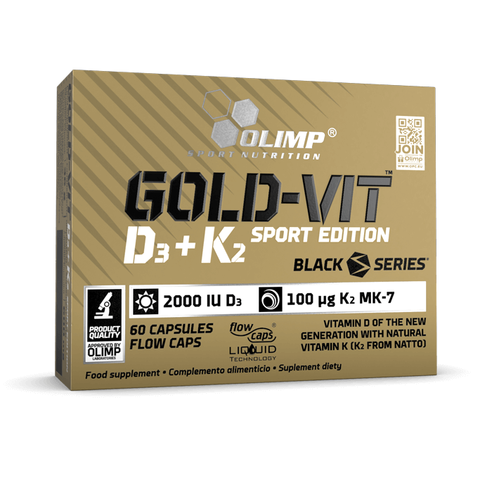 Olimp Gold-Vit D3+K2 2000 IU Sport Edition, 60 капс.