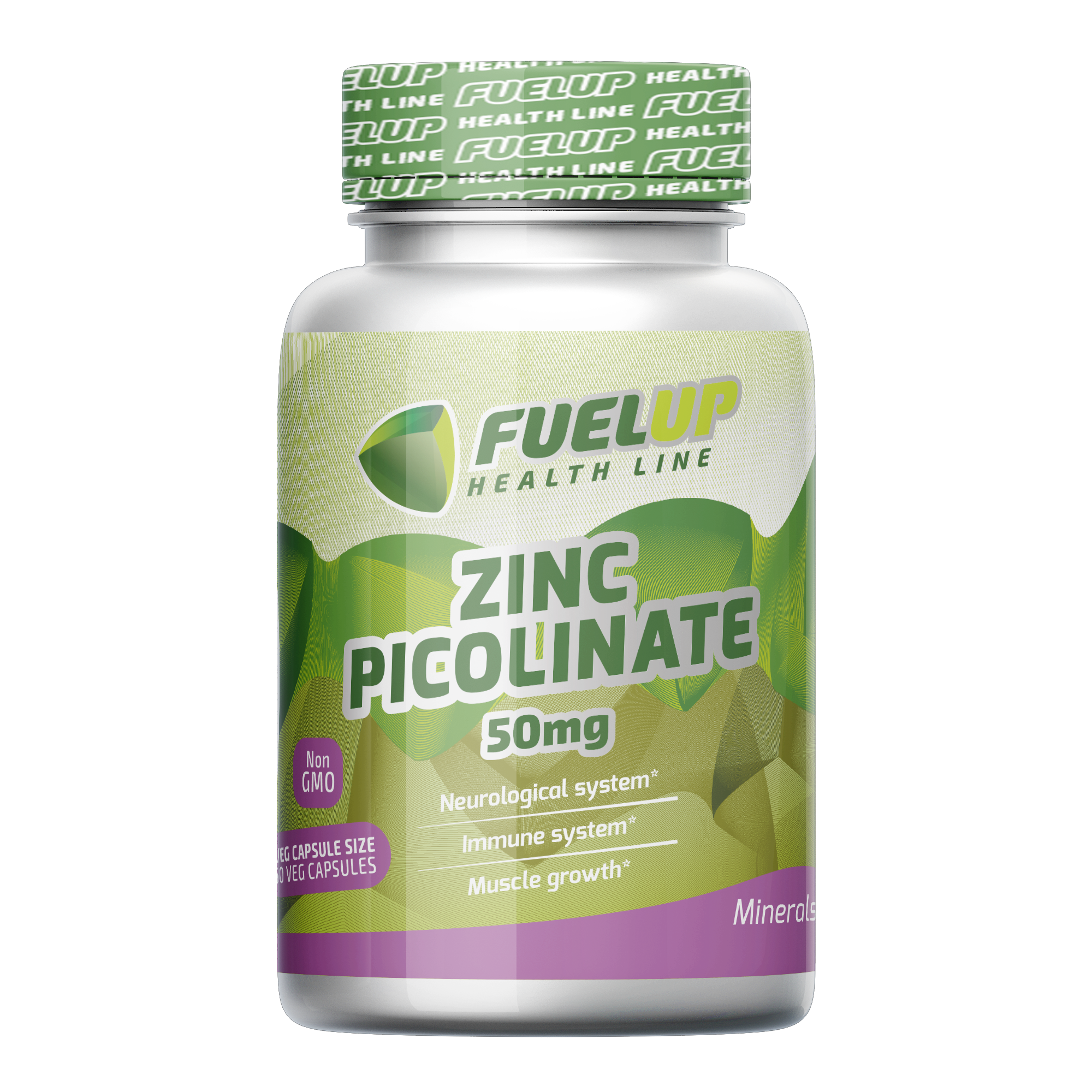 FuelUp FuelUp Zinc Picolinate 50 mg, 60 капс. 