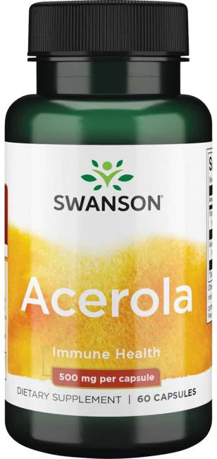 Swanson Acerola 500 mg, 60 капс.