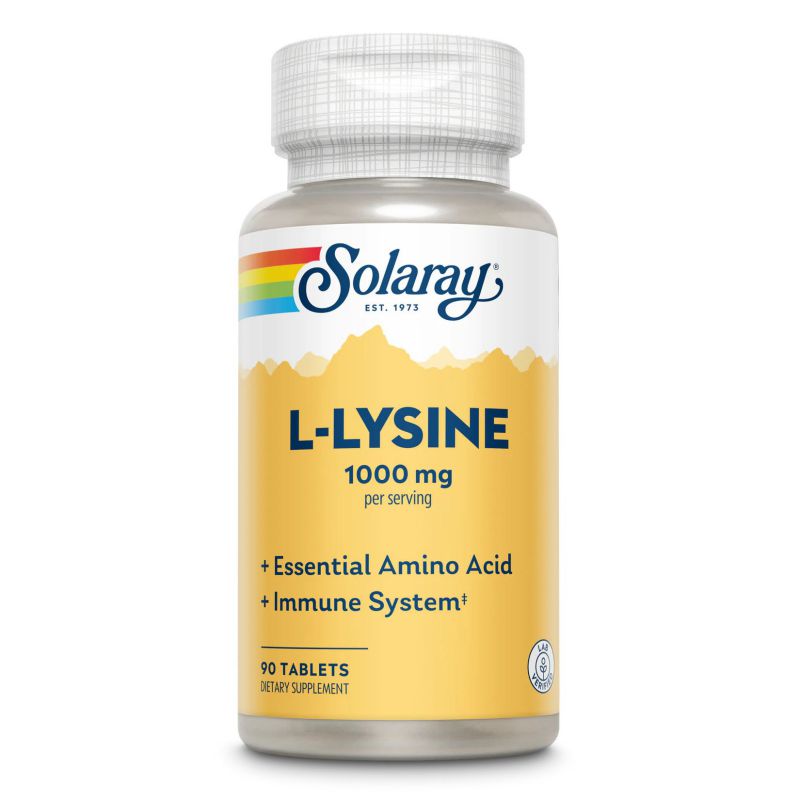 Solaray L-Lysine 1000 mg, 90 таб. 