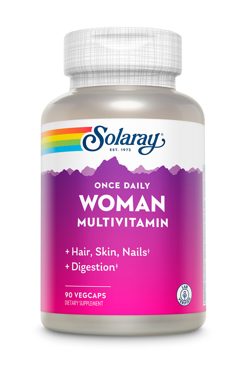 Solaray Once Daily Woman Multivitamin, 90 капс. 