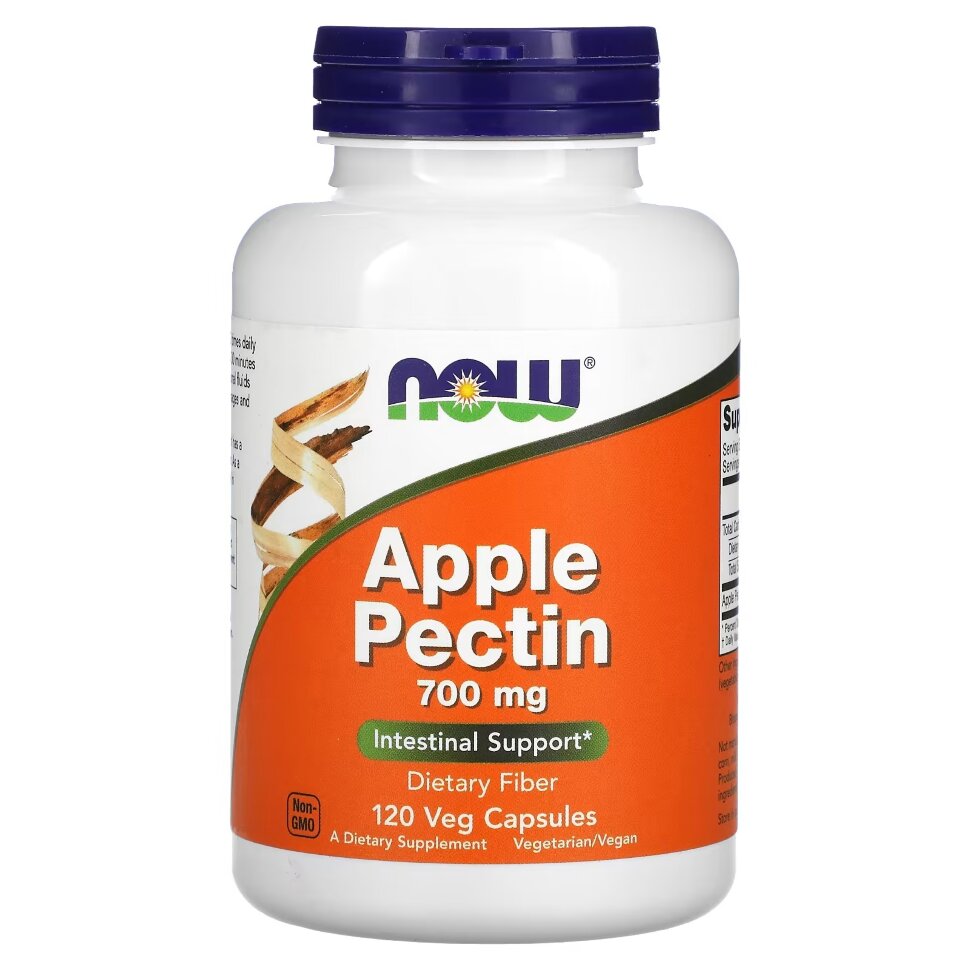 NOW Apple Pectin 700 mg, 120 капс.