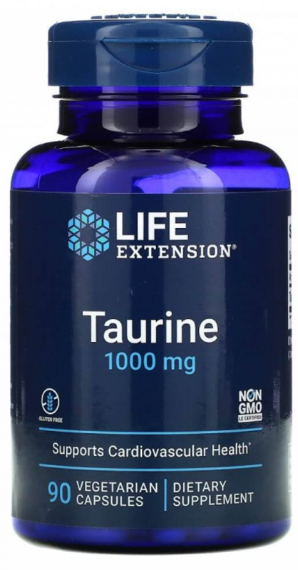 LIFE Extension Taurine 1000 mg, 90 капс. 