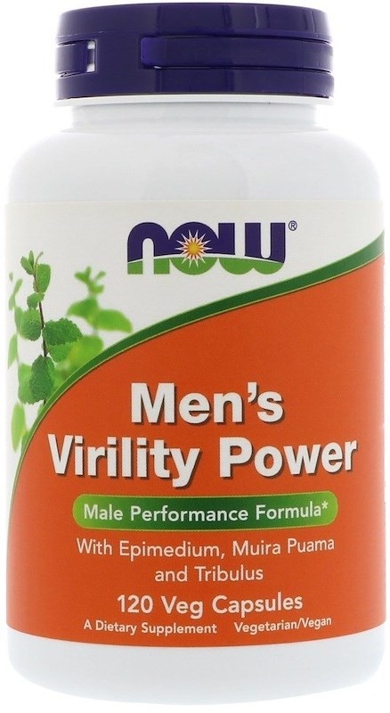 NOW NOW Men's Virility Powder, 120 капс. 