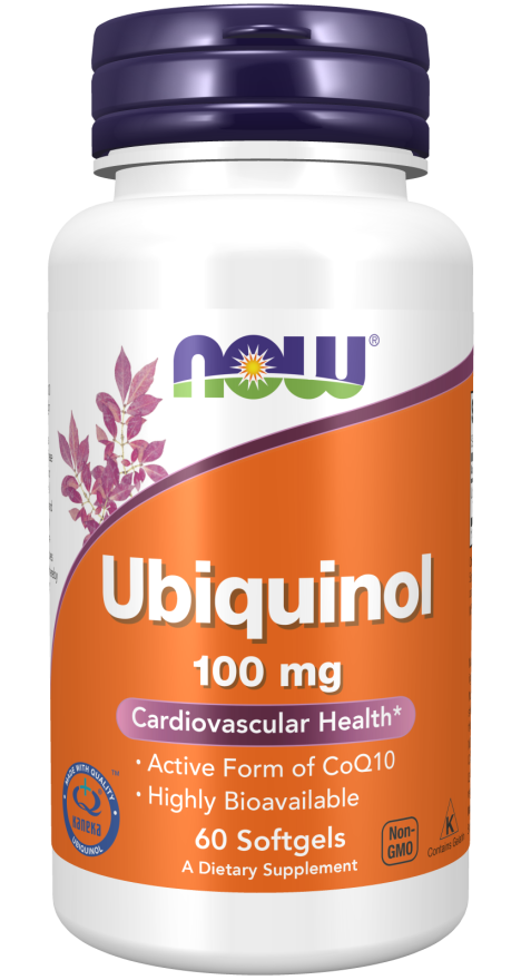 NOW Now Ubiquinol 100 mg, 60 капс. 