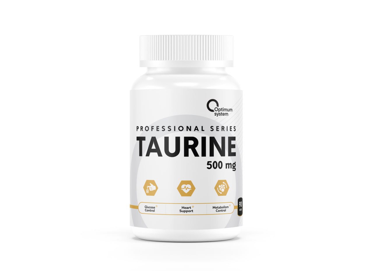Optimum System TAURINE 500 mg, 90 капс. 
