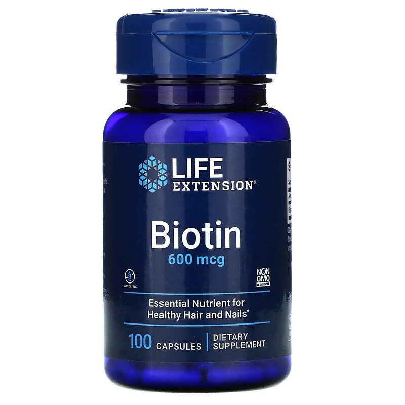 LIFE Extension Biotin 600 mcg, 100 капс. 