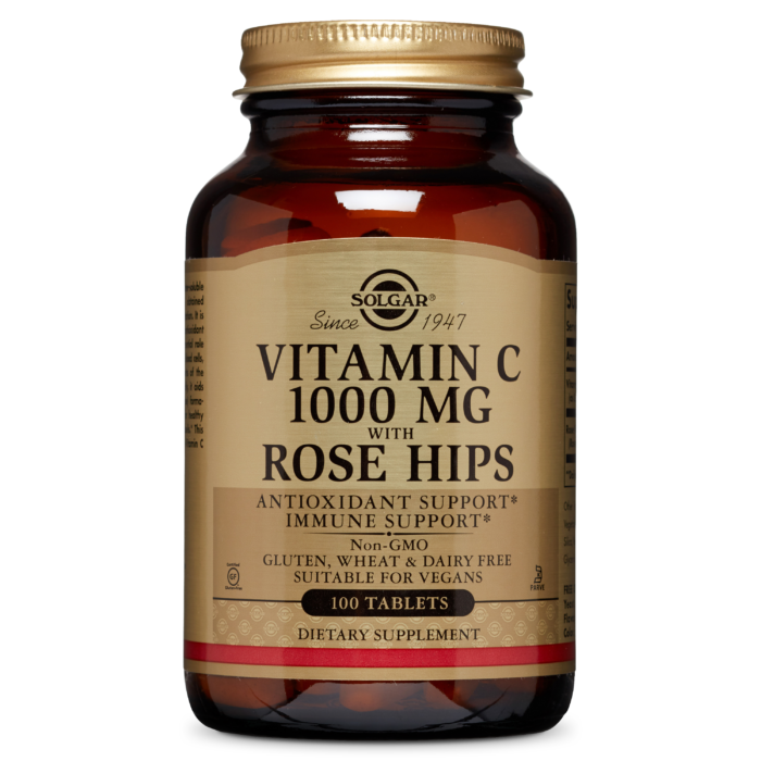 Solgar Solgar Vitamin C 1000 mg With Rose Hips, 100 таб. 