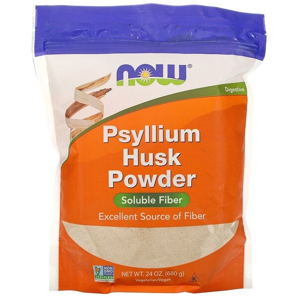 NOW NOW Psyllium Husk Powder 24 oz., 680 г 