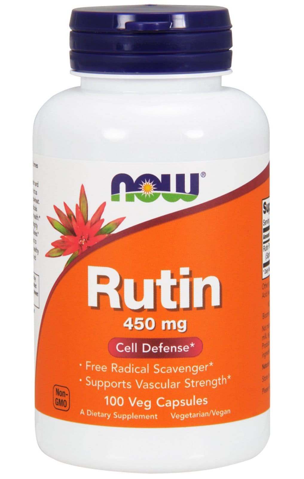 NOW Now Rutin 450 mg, 100 капс. 