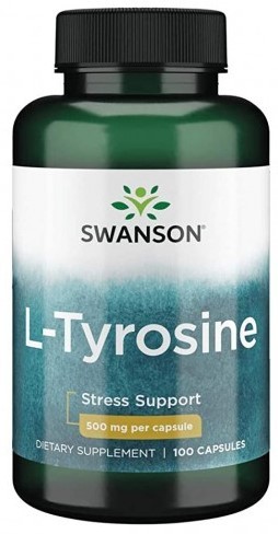 Swanson L-Tyrosine 500 mg, 100 капс. 