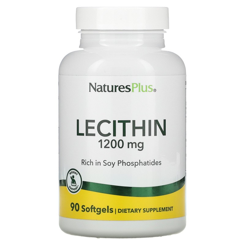 Nature's Plus Lecithin 1200 mg, 90 капс. 