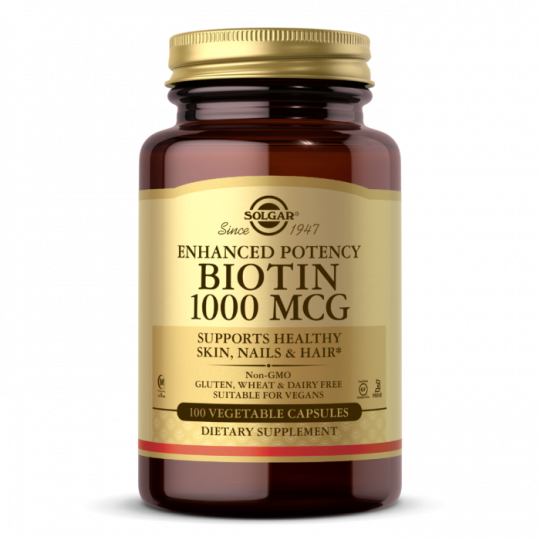 Solgar Solgar  Biotin 1000 mcg Vegetable Capsules, 100 капс. 