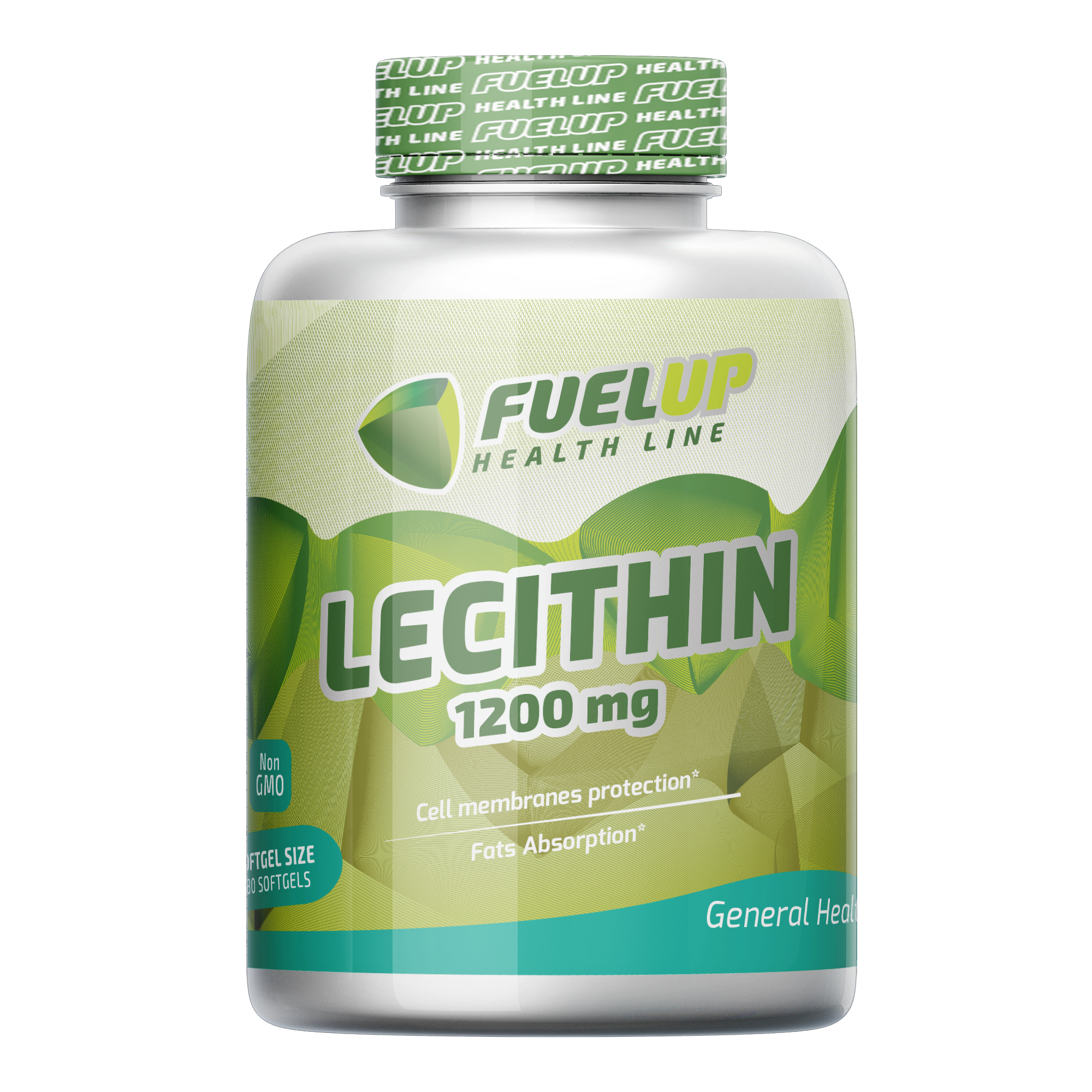 FuelUp Lecithin 1200 mg, 180 капс. 