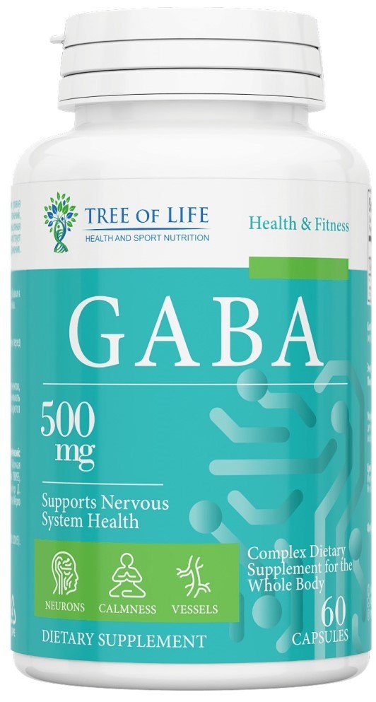 Tree of Life Tree of Life GABA 500 mg, 60 капс. 