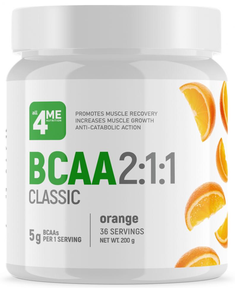 4Me Nutrition 4Me Nutrition BCAA Classic 2:1:1, 200 г 